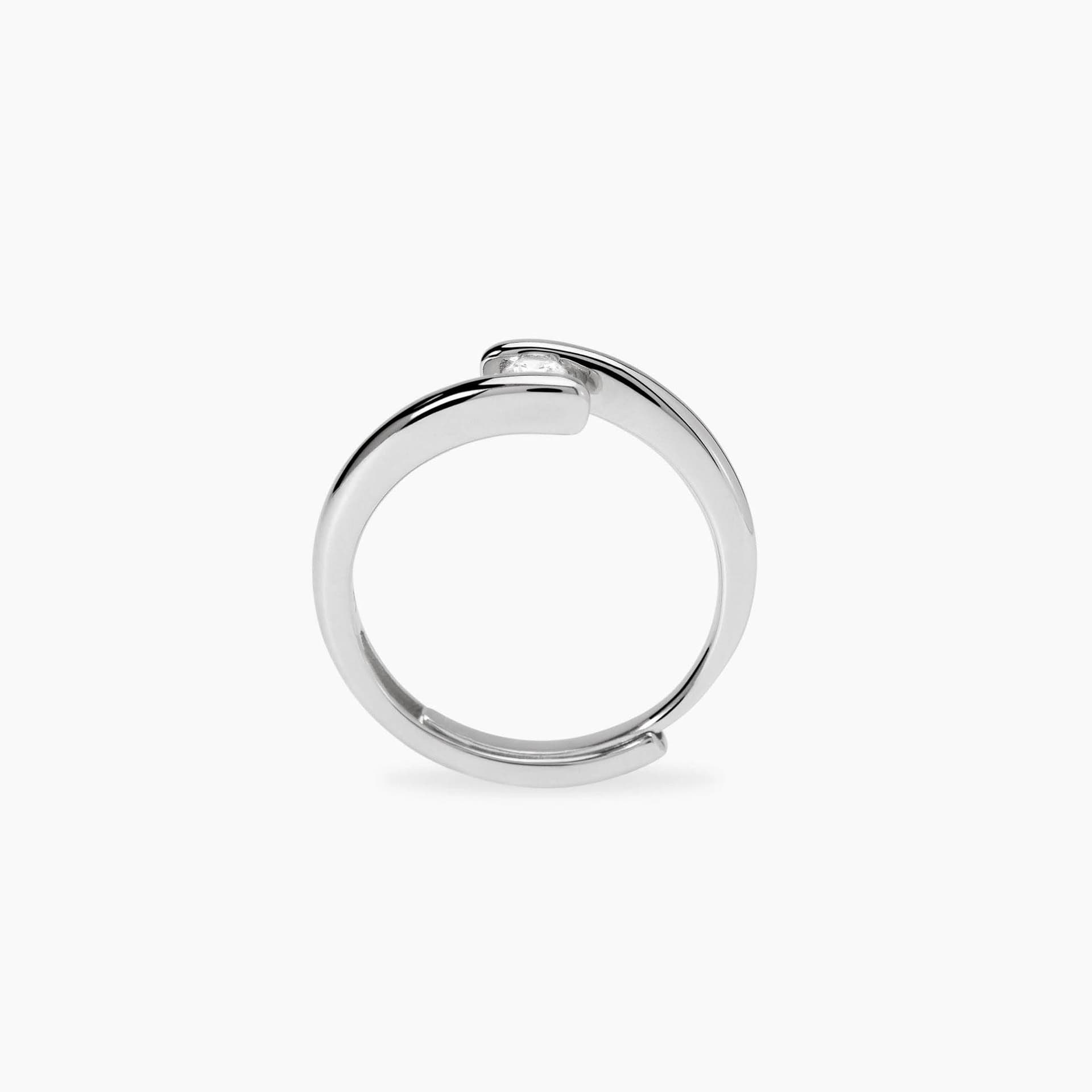 Mabina  -  Anello solitario con diamante lab-grown - 3