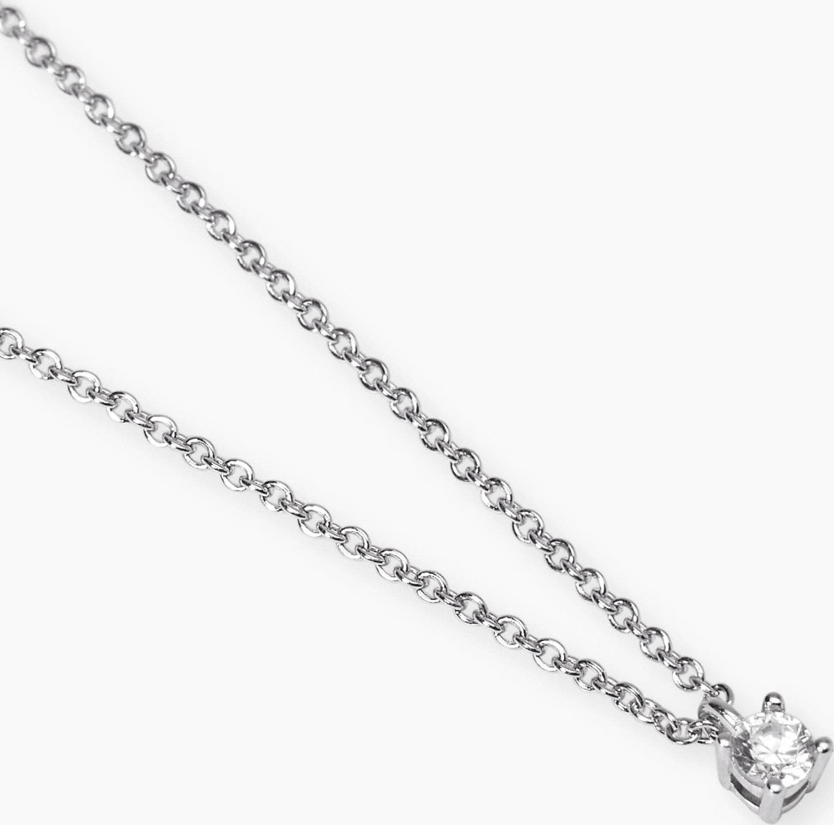 MABINA  - Collana Girocollo con diamante lab-grown - 2