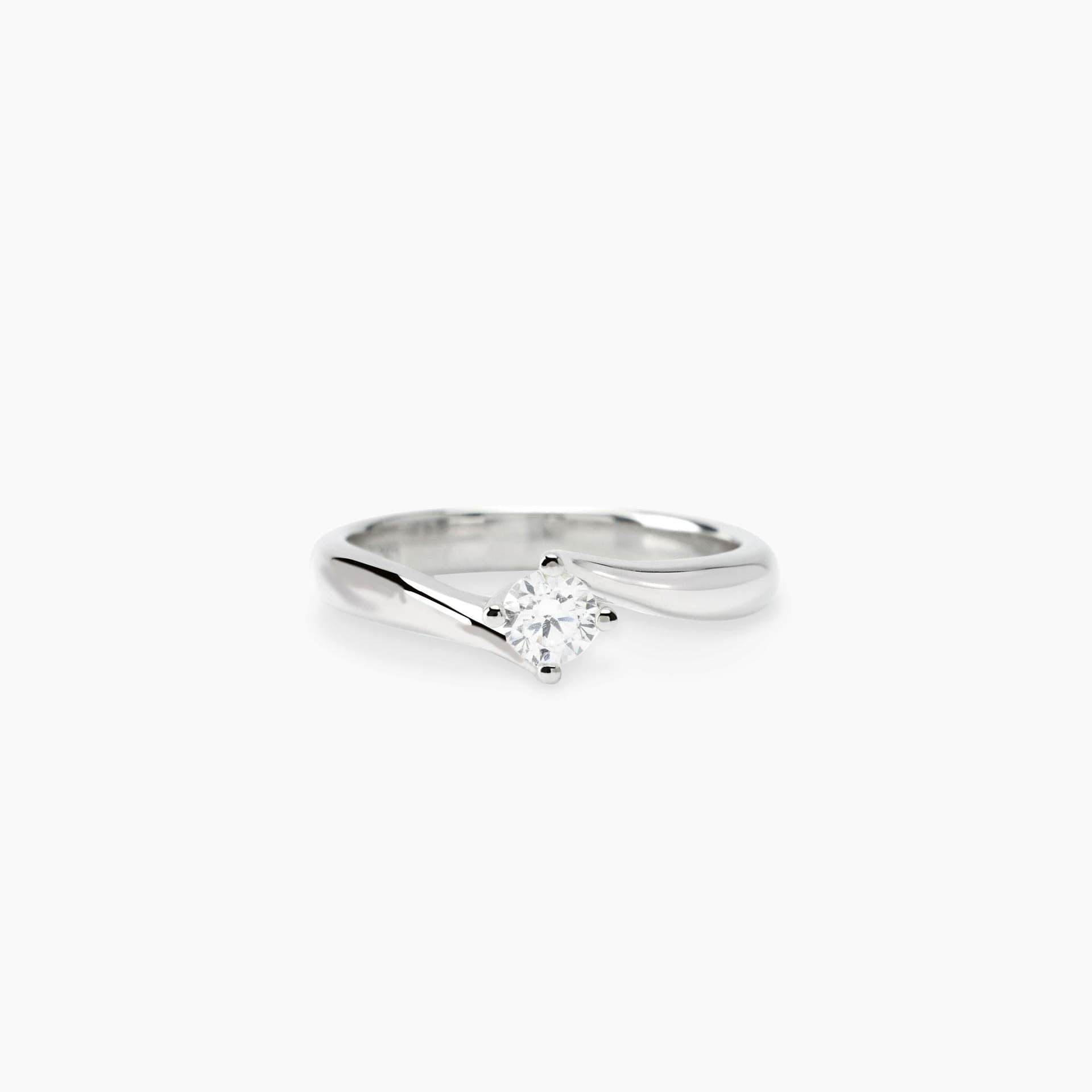 Mabina  -  Anello solitario con diamante lab-grown - 2