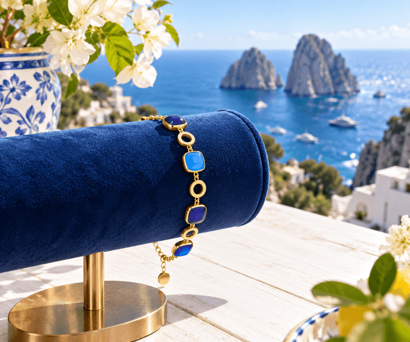 Ops Objects  -  Bracciale catena con pietre colorate Mosaic - 4