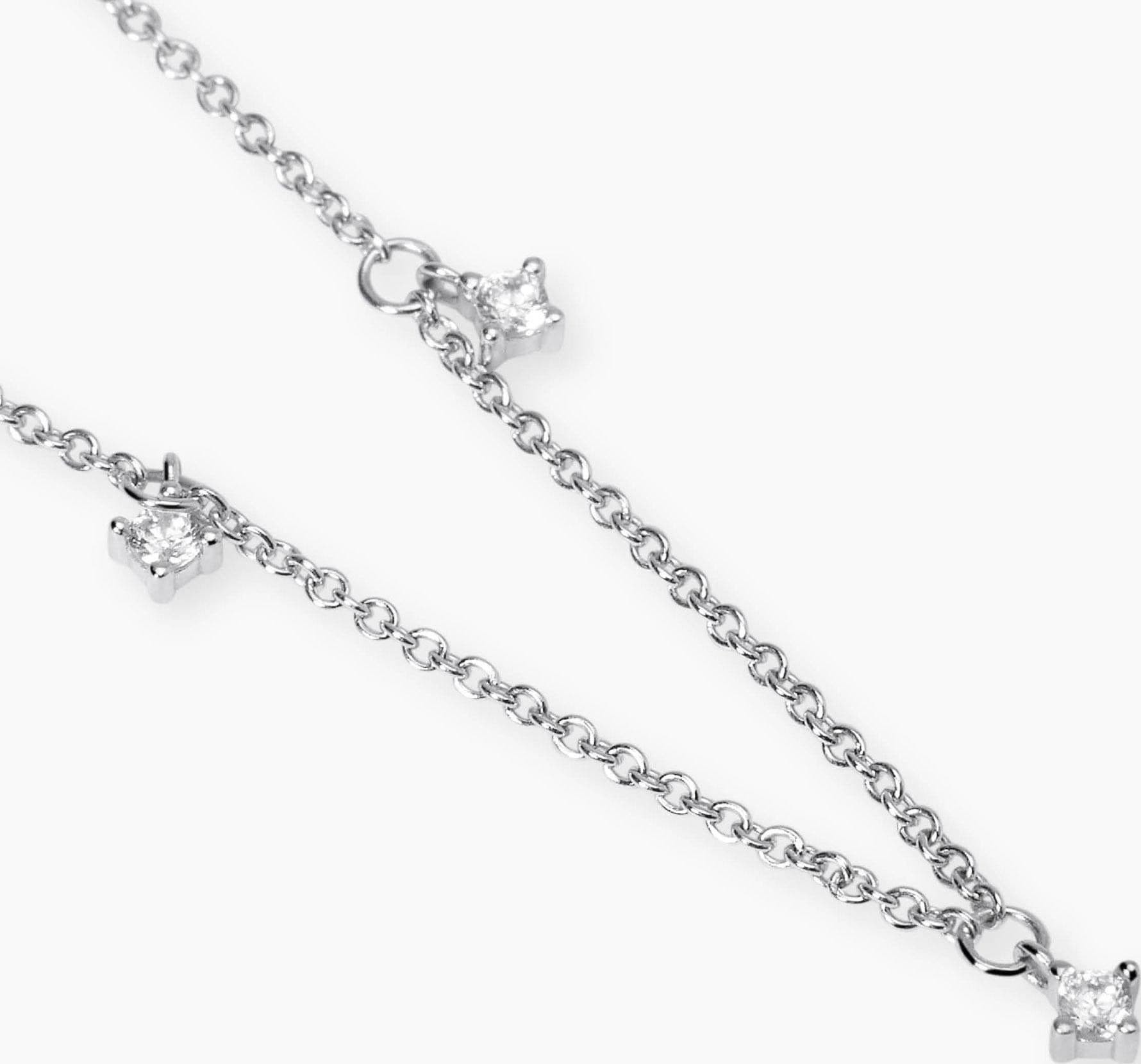 MABINA  - Collana Girocollo con punti luce in diamanti lab-grown - 2
