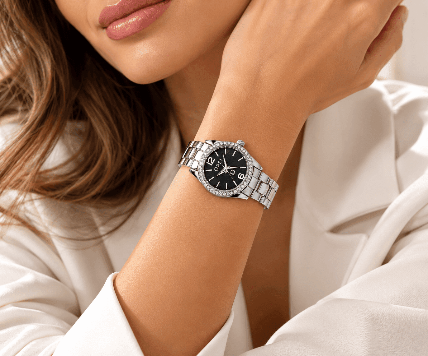 Ops Object  -  Orologio Donna  con cassa e bracciale in metallo Crystall Edge - 2