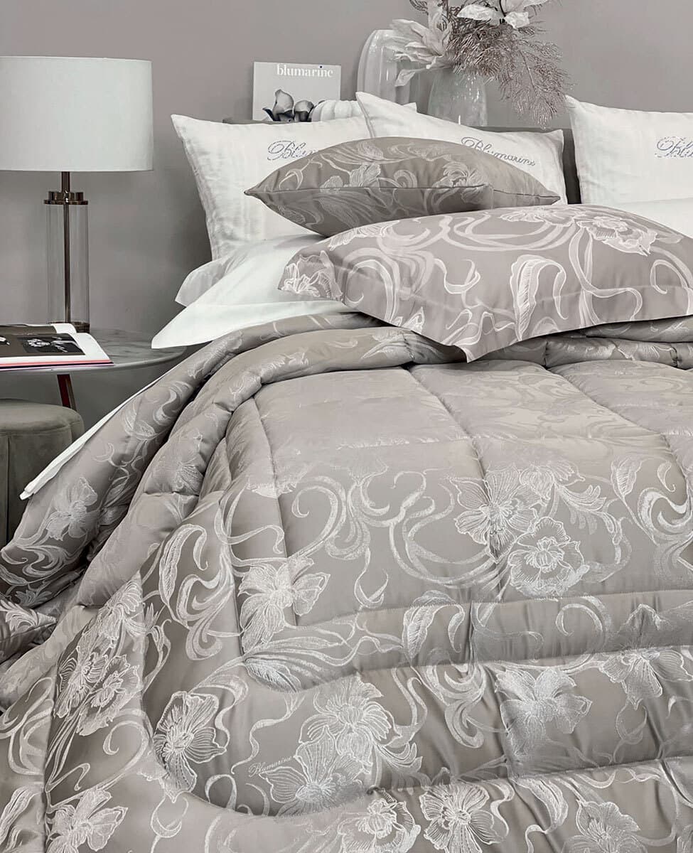 Trapunta Matrimoniale Lapis Blumarine in Jacquard – Made in Italy - 2