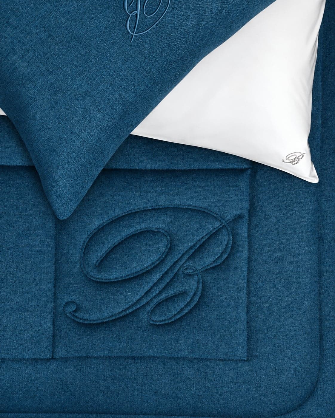Blumarine Trapunta Matrimoniale Sunday Colore Blu 270x265 cm - 2