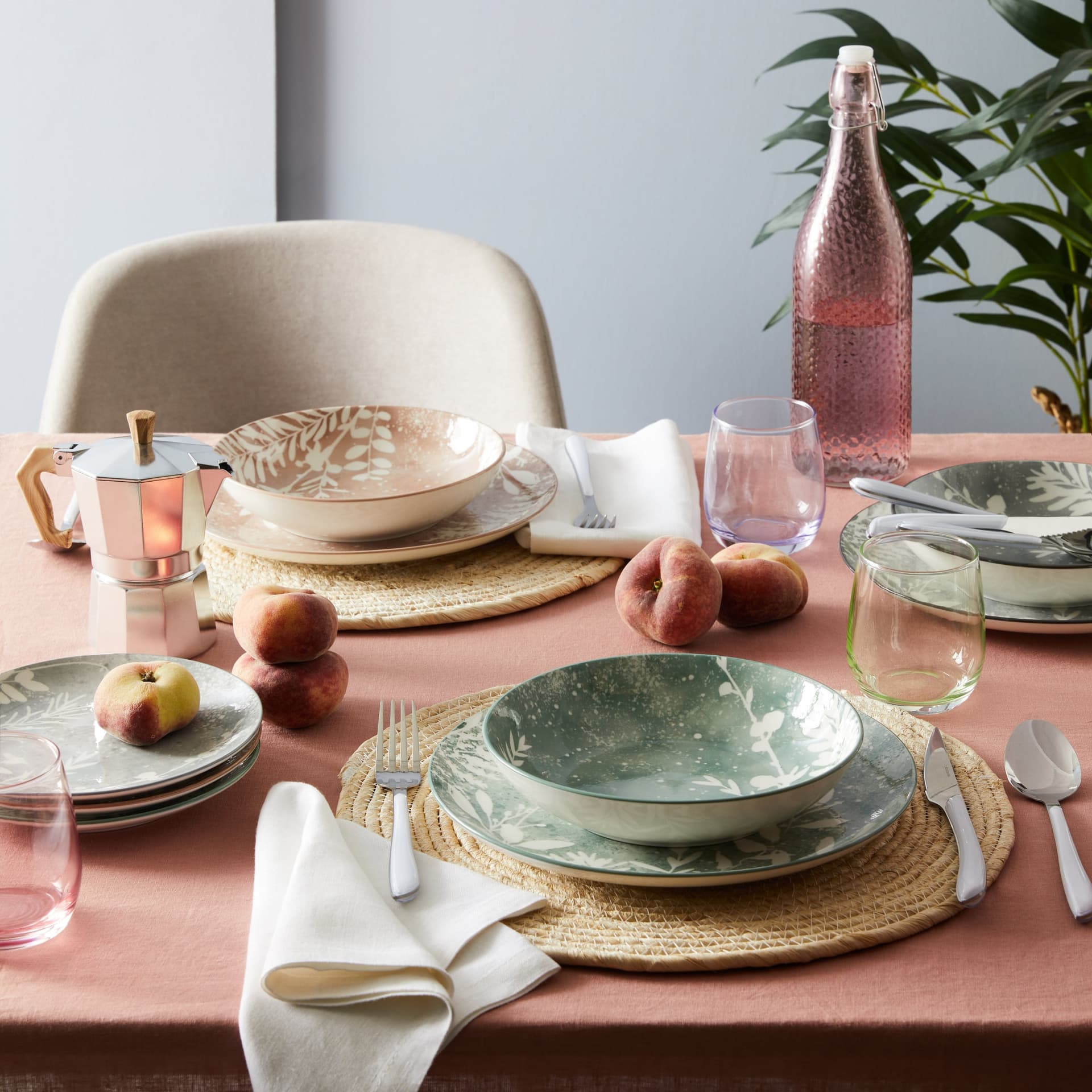 Servizio Piatti Tilia 18 Pezzi in Porcellana, Set Tavola per 6 Persone, Design Moderno ed Elegante per Cucina e Sala da Pranzo - 3