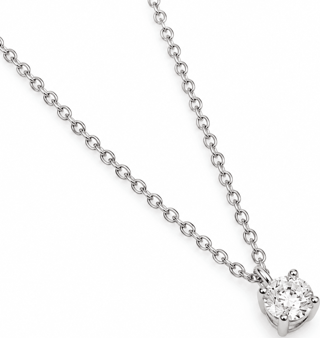 MABINA  -  Collana punto luce con diamante lab-grown 0,25 carati MY DIAMOND - 3