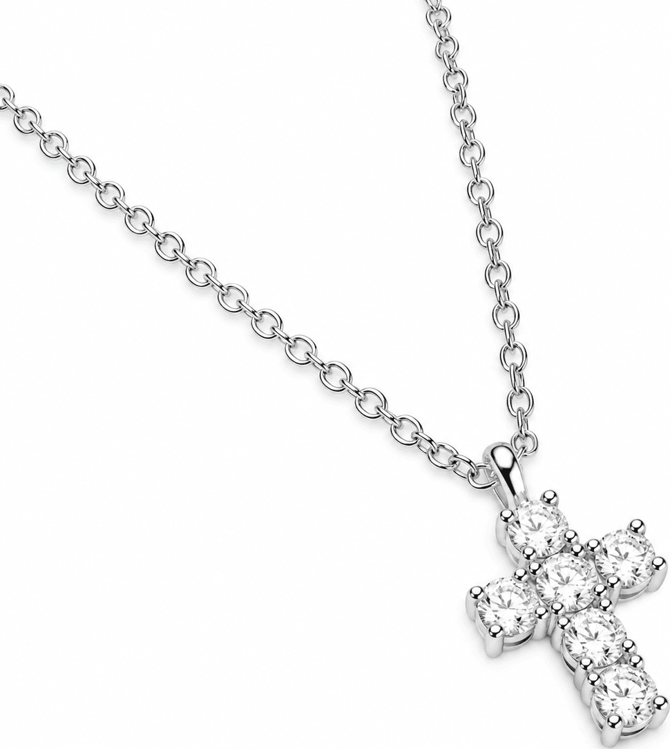 MABINA  -  Collana con croce in diamanti lab-grown 0,39 carati MY DIAMOND - 3