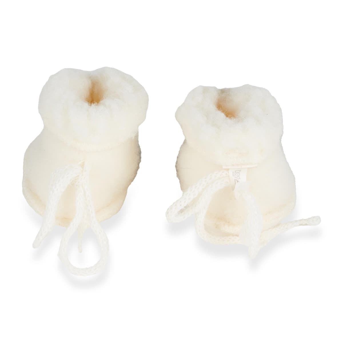 Babbucce Quax 3-6 Mesi 100% Lana Merino - Cream - 2