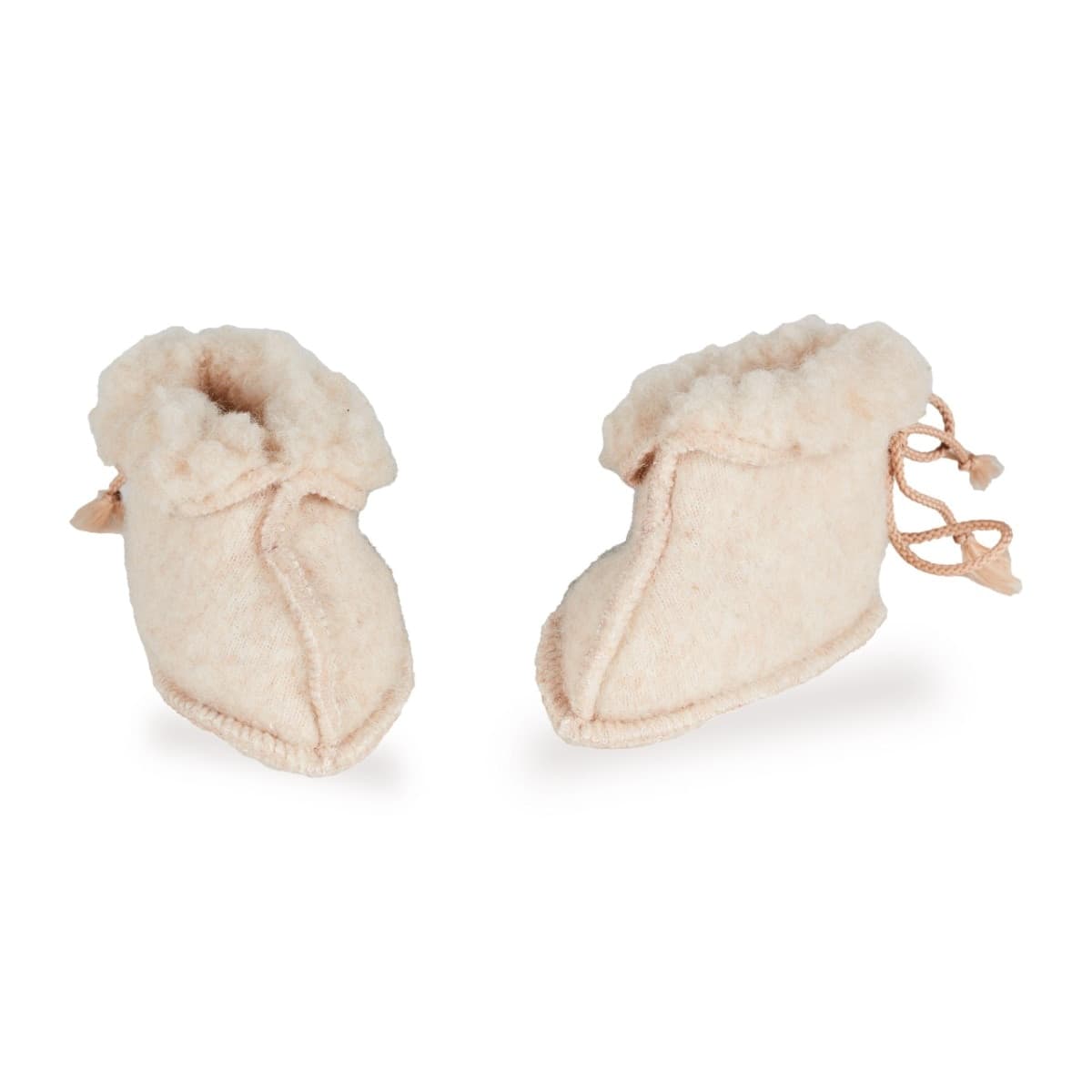 Babbucce Quax 3-6 Mesi 100% Lana Merino - Nutmeg - 3