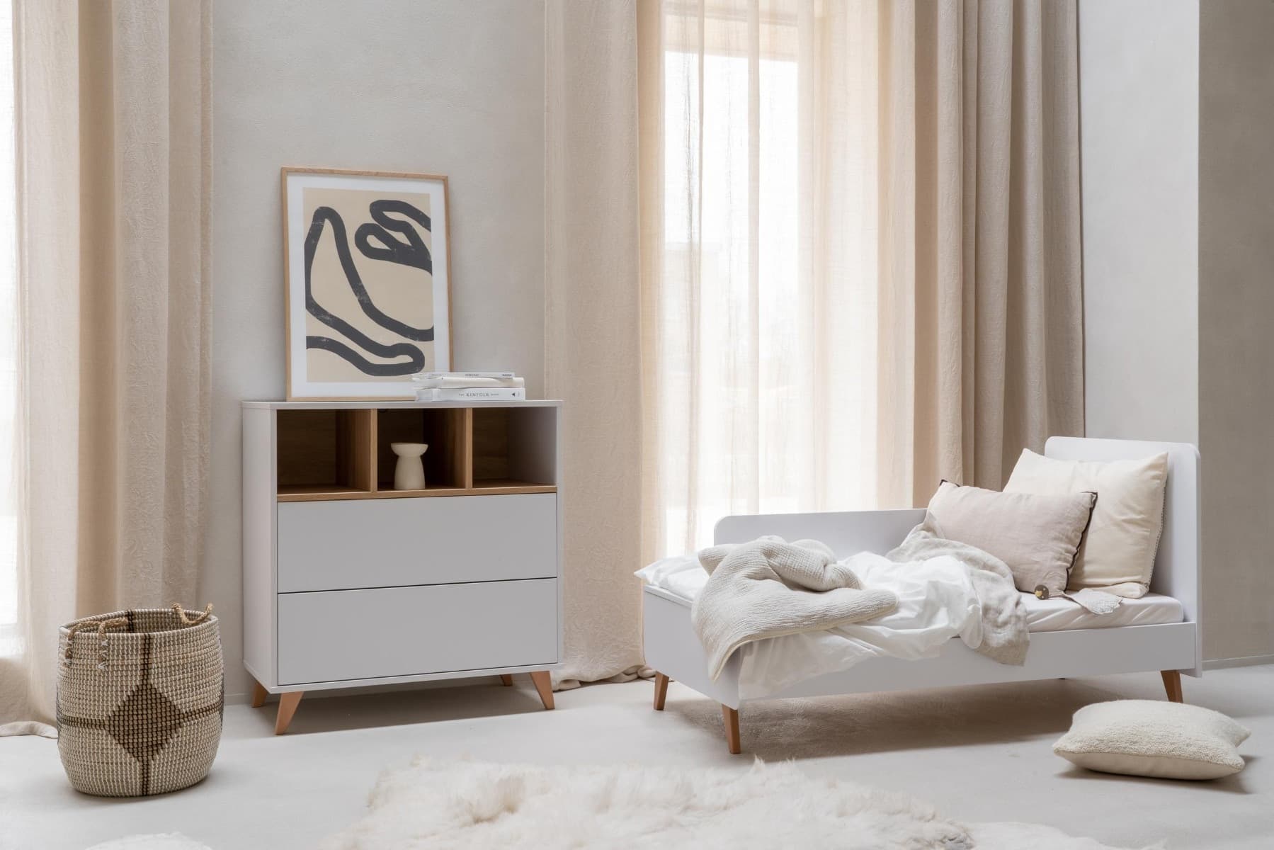 Barriera Letto Quax 90 cm – White