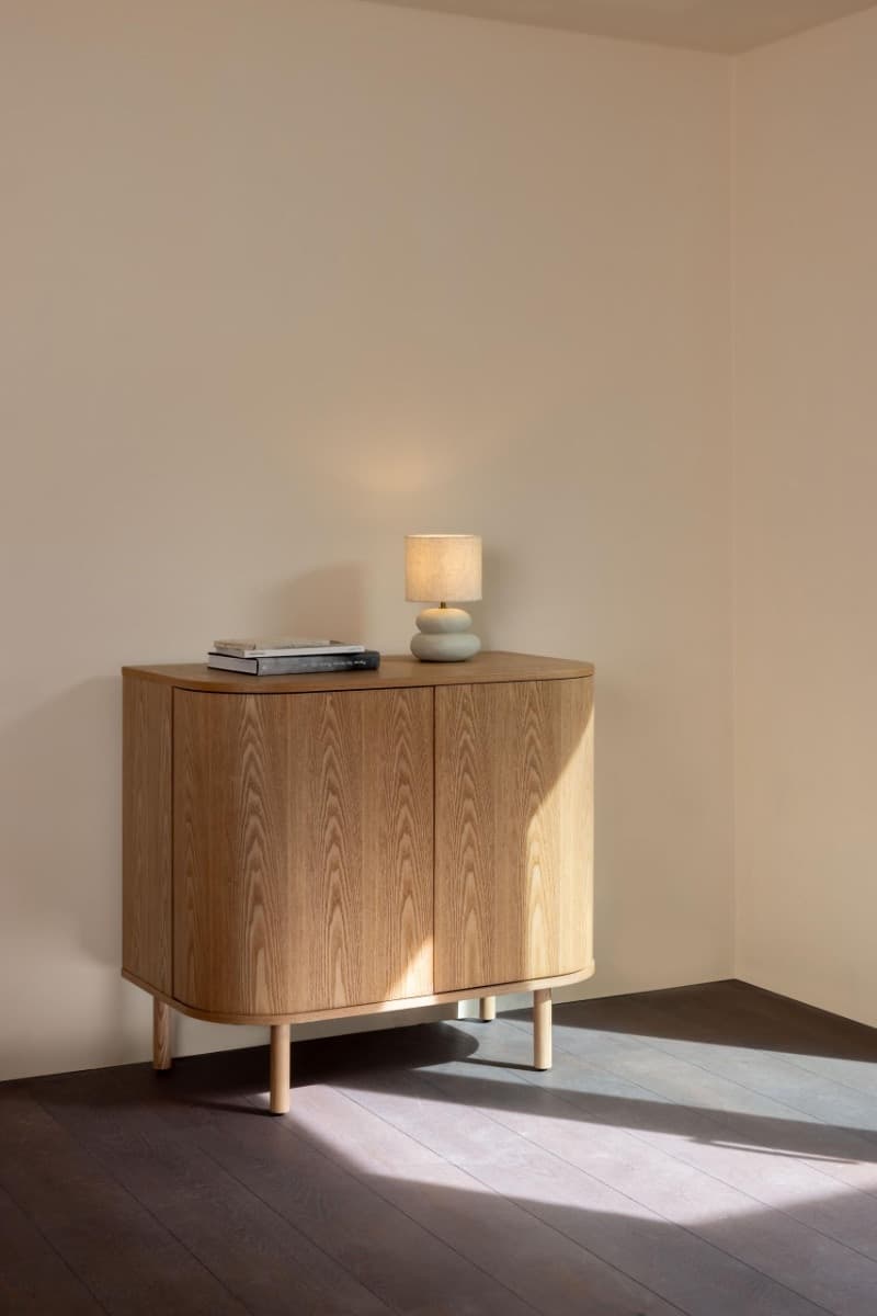 Cassettiera Quax Yume con Ante - Natural Ash - 5