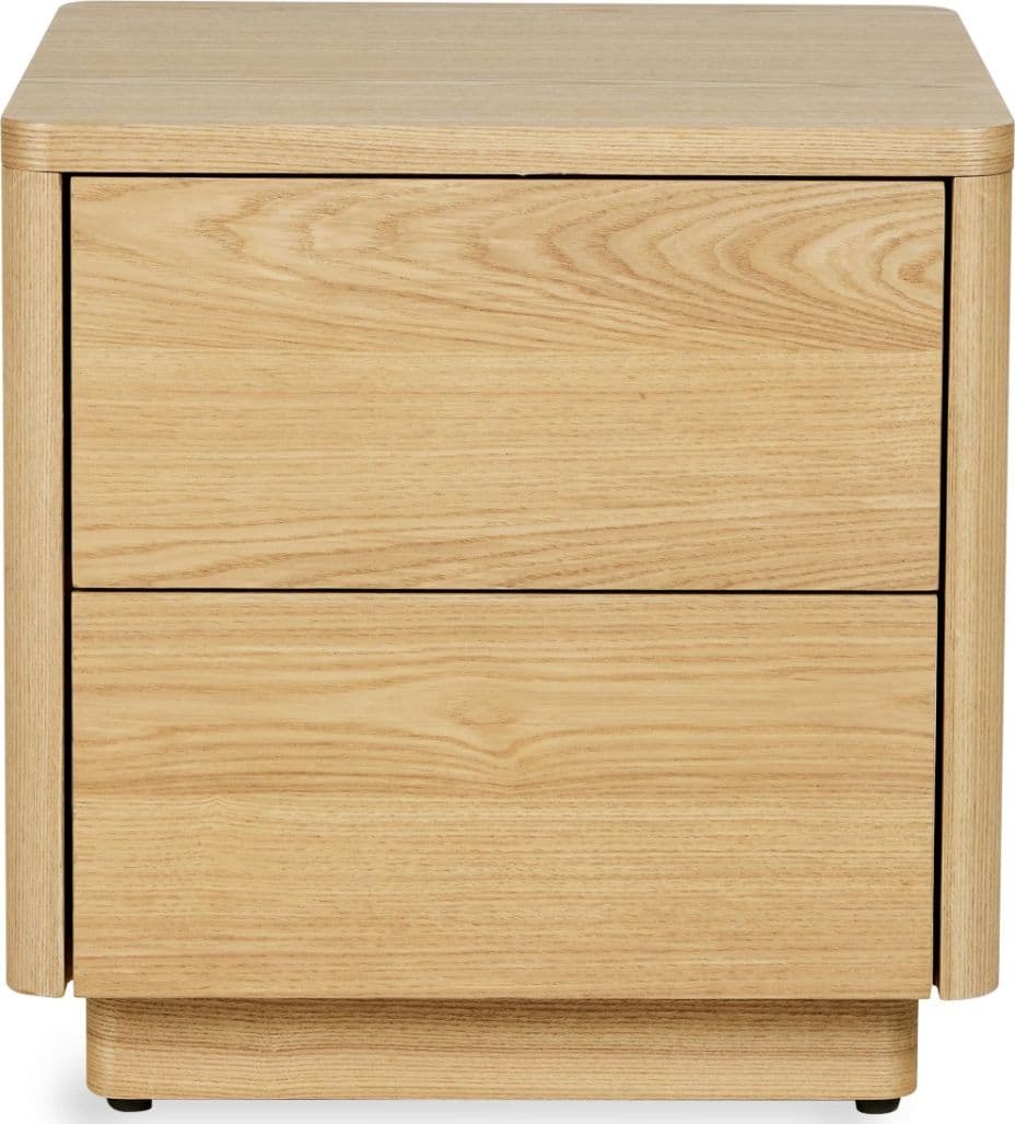Comodino Quax con 2 Cassetti - Natural Ash - 2