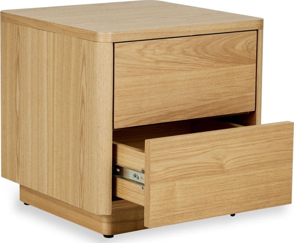 Comodino Quax con 2 Cassetti - Natural Ash - 3