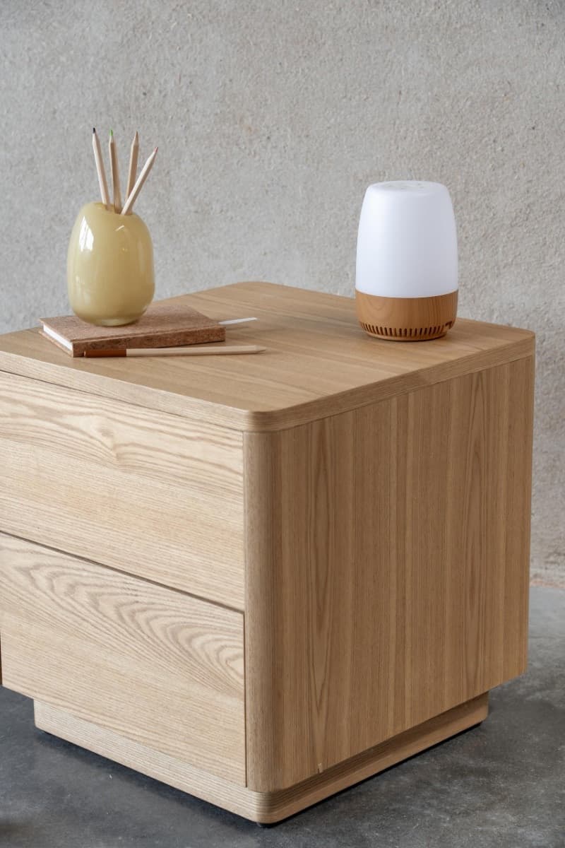 Comodino Quax con 2 Cassetti - Natural Ash - 7