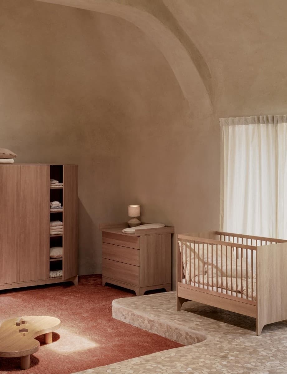 Lettino Trasformabile Quax Tsugi 120x60 - Honey Ash - 5