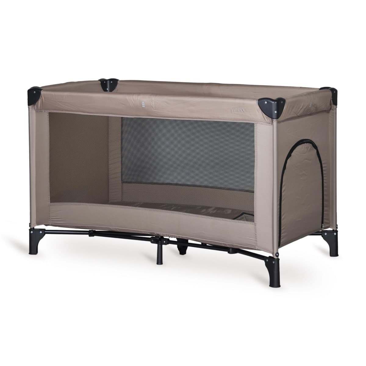 Lettino da Campeggio Quax 120x60 cm con Zip – Beige