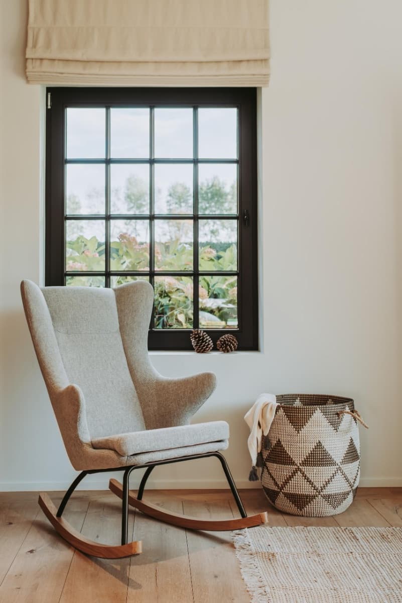 Sedia a Dondolo Quax De Luxe – Sand Grey