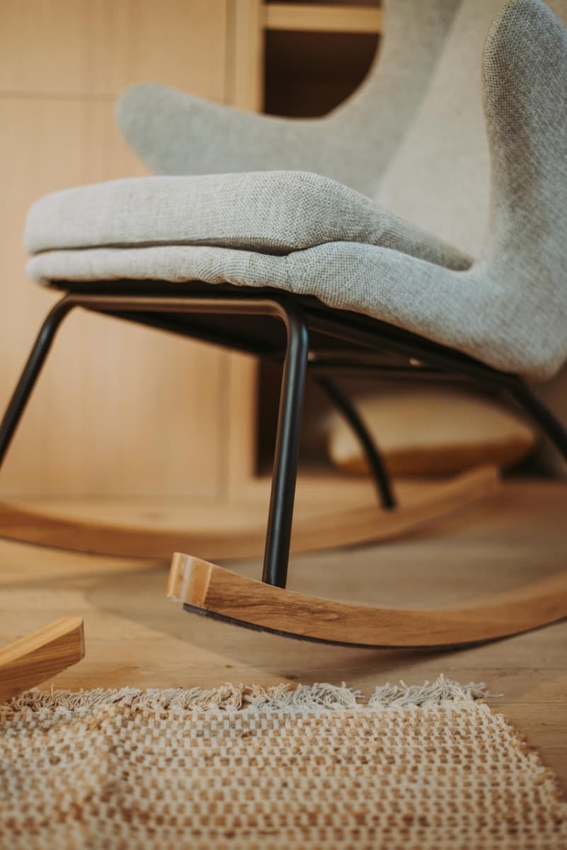 Sedia a Dondolo Quax De Luxe – Sand Grey