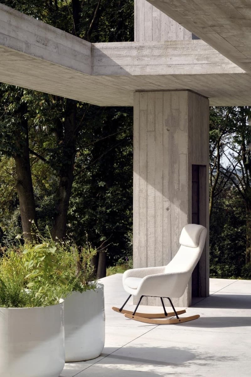 Sedia a Dondolo Quax Nordic – Cream