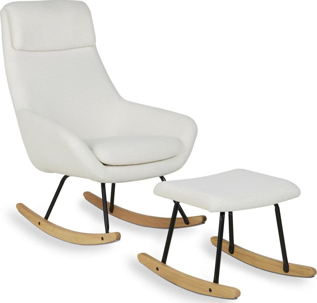 Sedia a Dondolo Quax Nordic – Cream