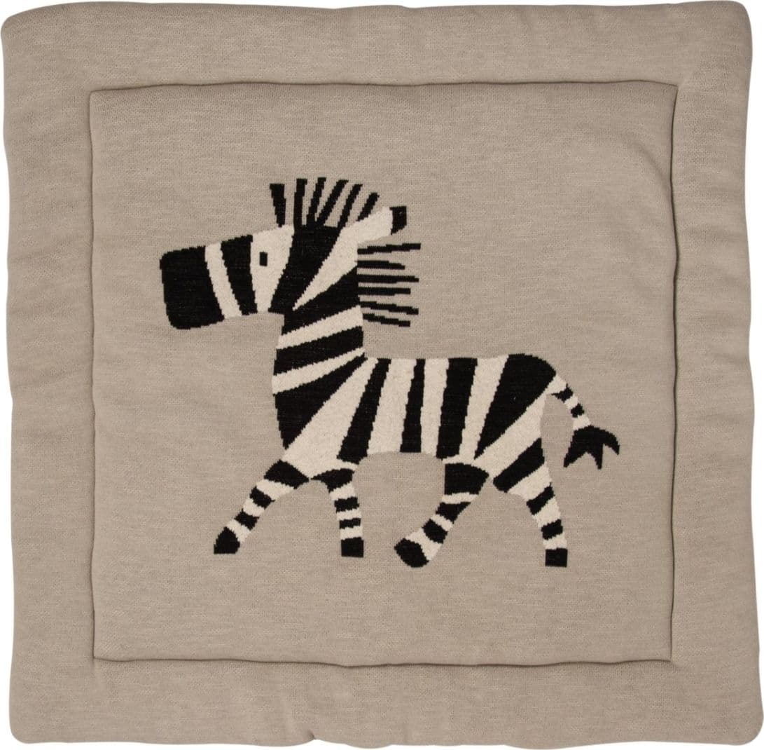 Tappeto Gioco Quax Tricot 100x100 cm – Zebra