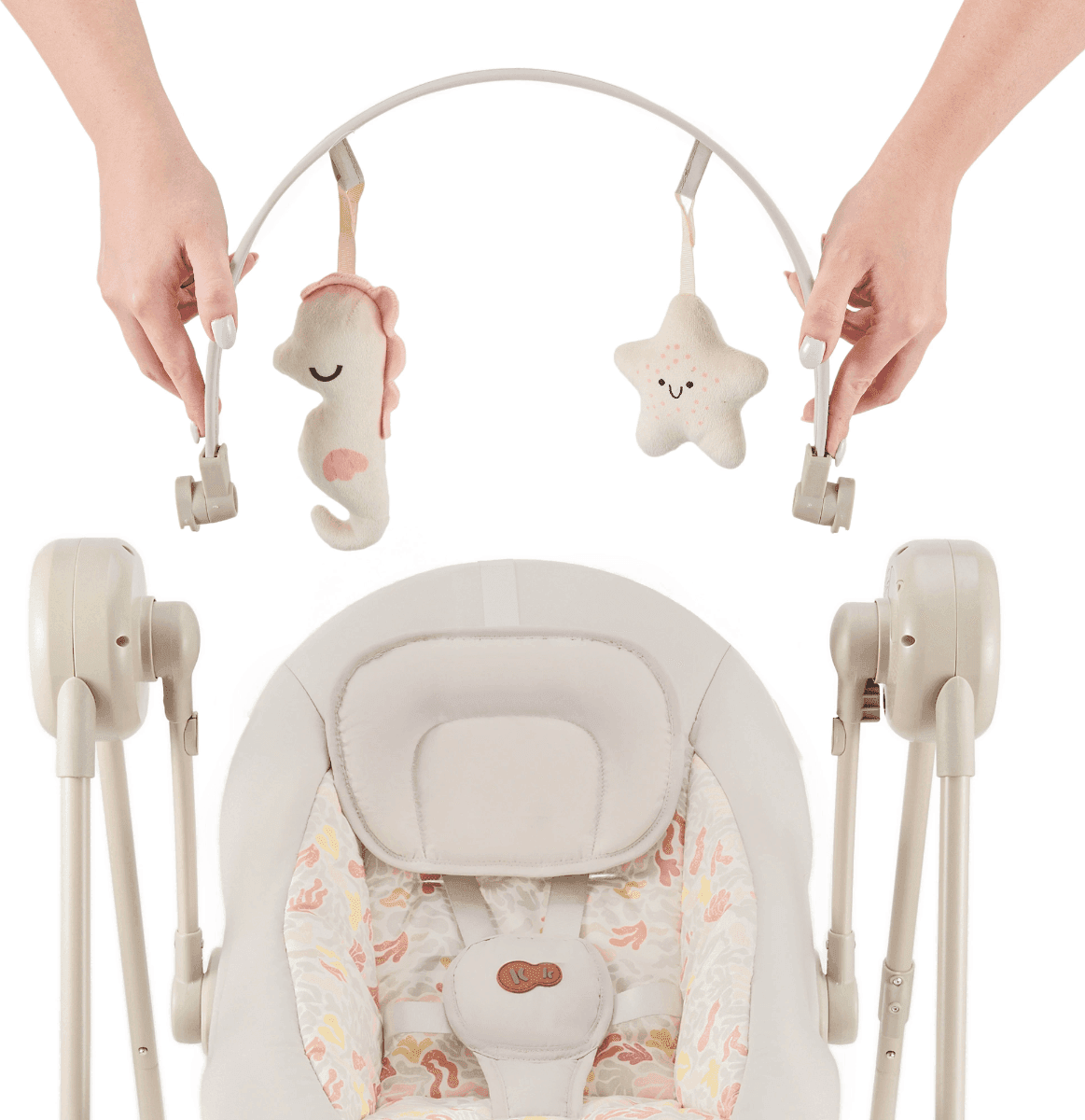 Sdraietta elettrica Kinderkraft Swingee – Beige
