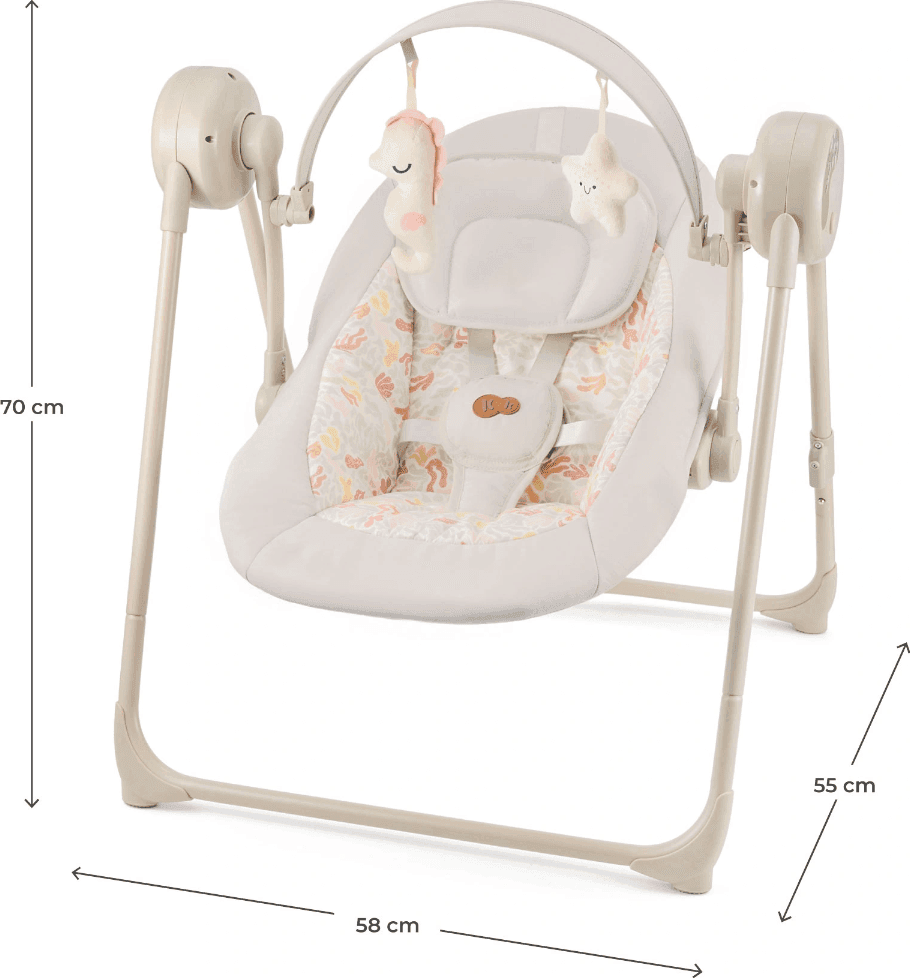 Sdraietta elettrica Kinderkraft Swingee – Beige
