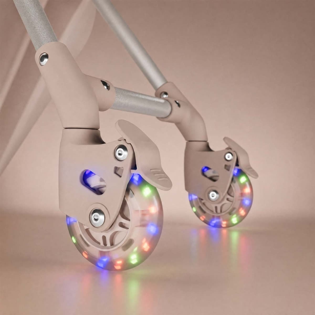 Valigia con seduta per bambini Kinderkraft Cabby – Rose gold