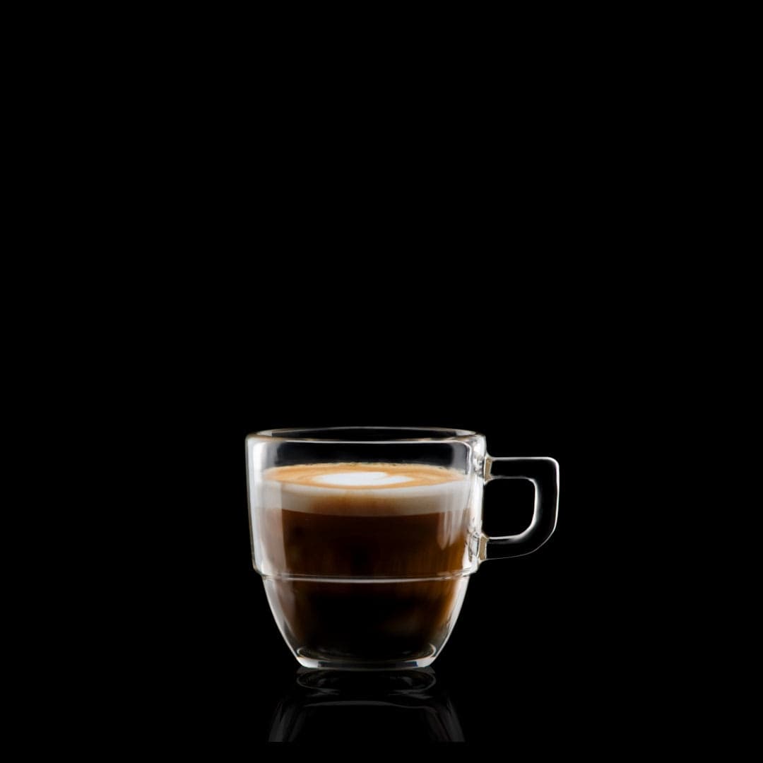 Confezione 6 Tazze Impilabili Moka in Porcellana 12 cl - 2