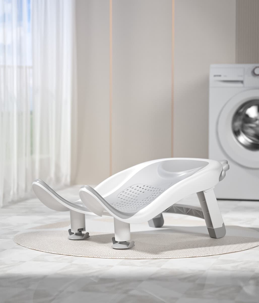 Supporto Bagnetto Neonato Mella Kids Baby Washer – Grigio