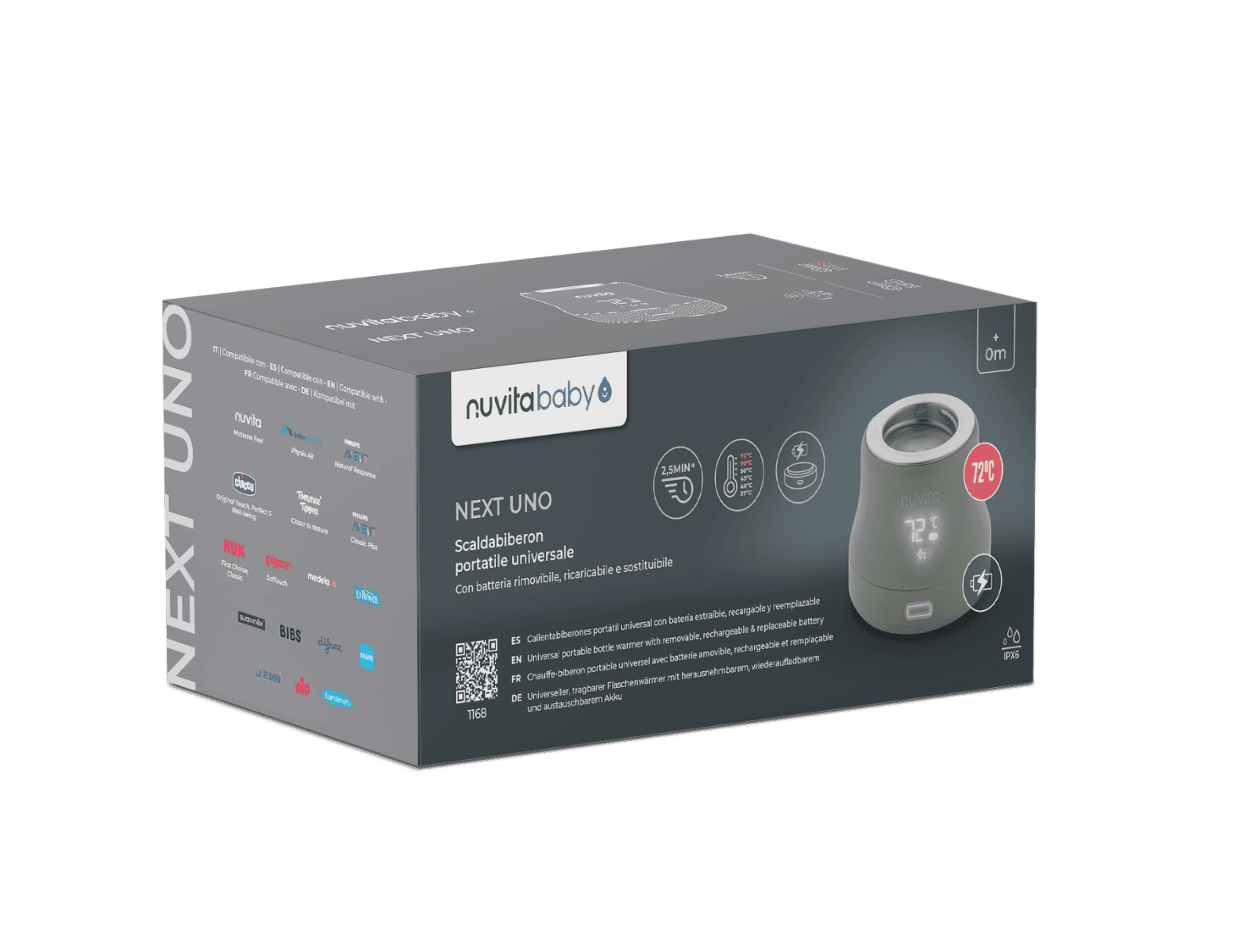 Scaldabiberon Portatile Nuvita Next Uno 72° - 6