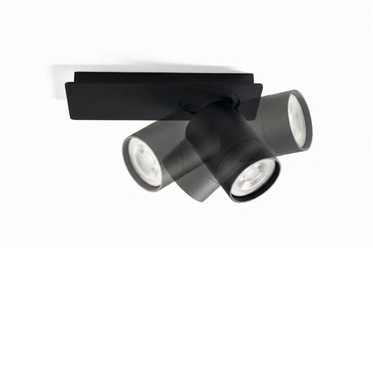 Plafoniera moderna Promoluce MYCROS P1 GU10 LED metallo orientabile - 2