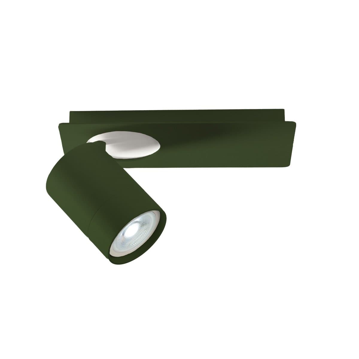 Plafoniera moderna Promoluce MYCROS P1 GU10 LED metallo orientabile - 21