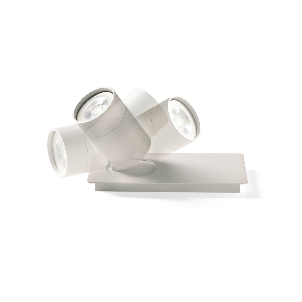 Plafoniera moderna Promoluce MYCROS P1 GU10 LED metallo orientabile - 5
