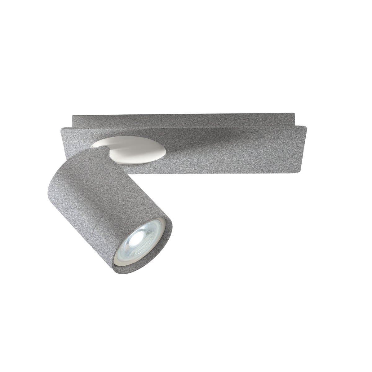 Plafoniera moderna Promoluce MYCROS P1 GU10 LED metallo orientabile - 6