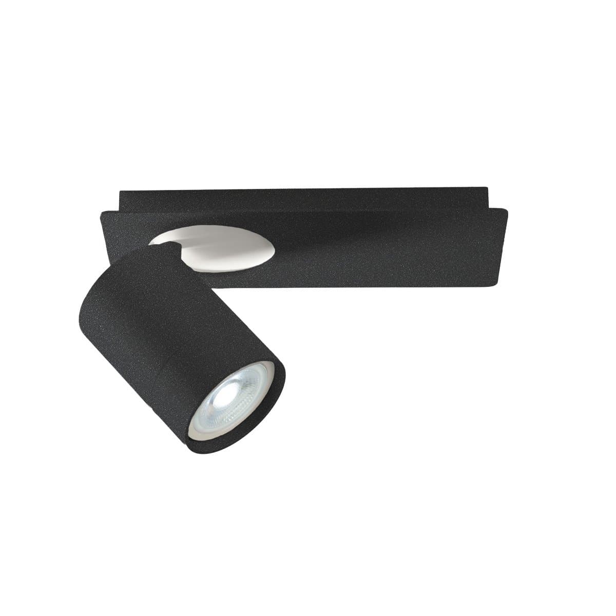 Plafoniera moderna Promoluce MYCROS P1 GU10 LED metallo orientabile - 9