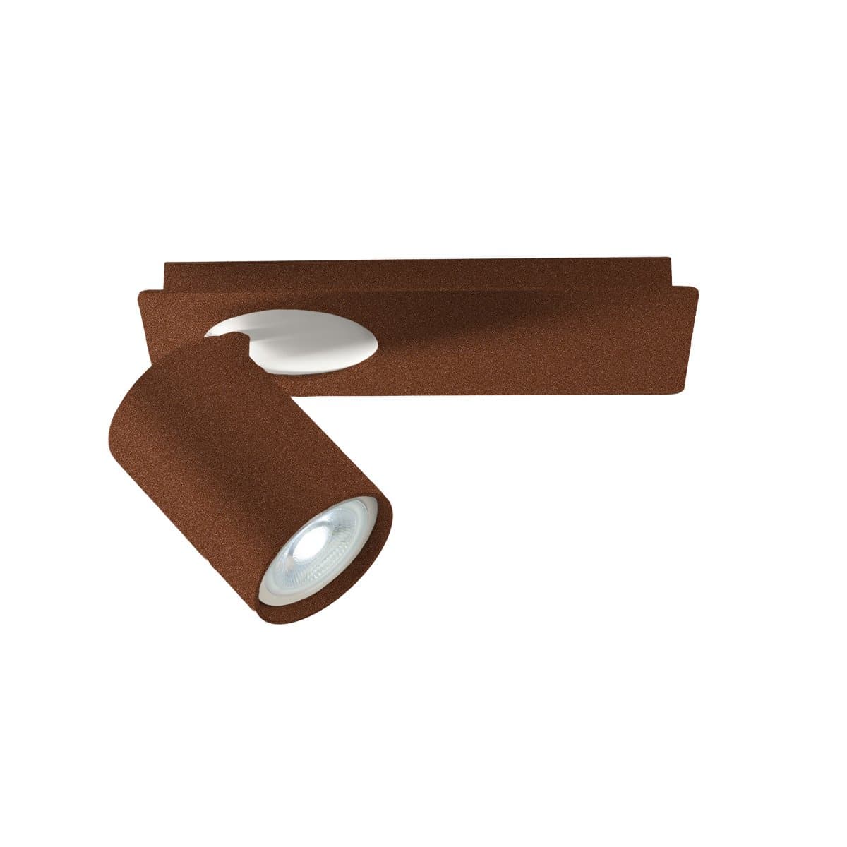 Plafoniera moderna Promoluce MYCROS P1 GU10 LED metallo orientabile - 10
