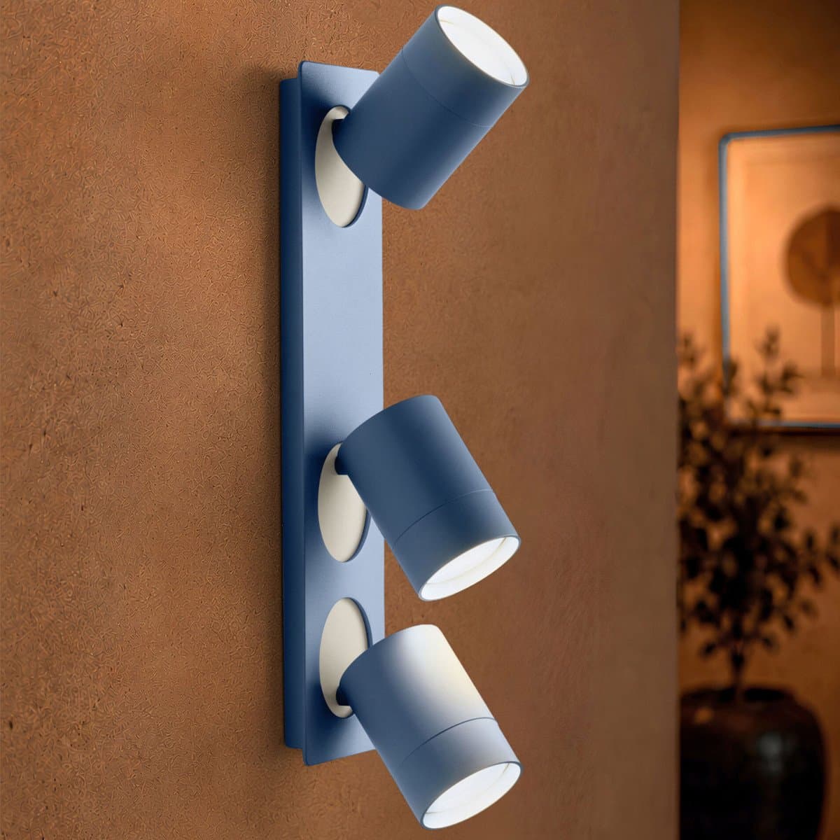 Plafoniera moderna Promoluce MYCROS P3 GU10 LED metallo orientabile - 2