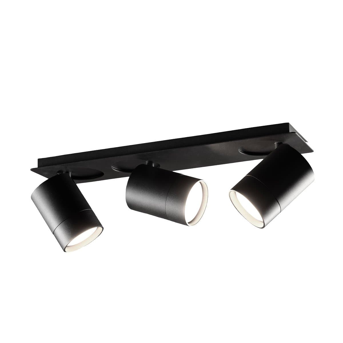 Plafoniera moderna Promoluce MYCROS P3 GU10 LED metallo orientabile - 9