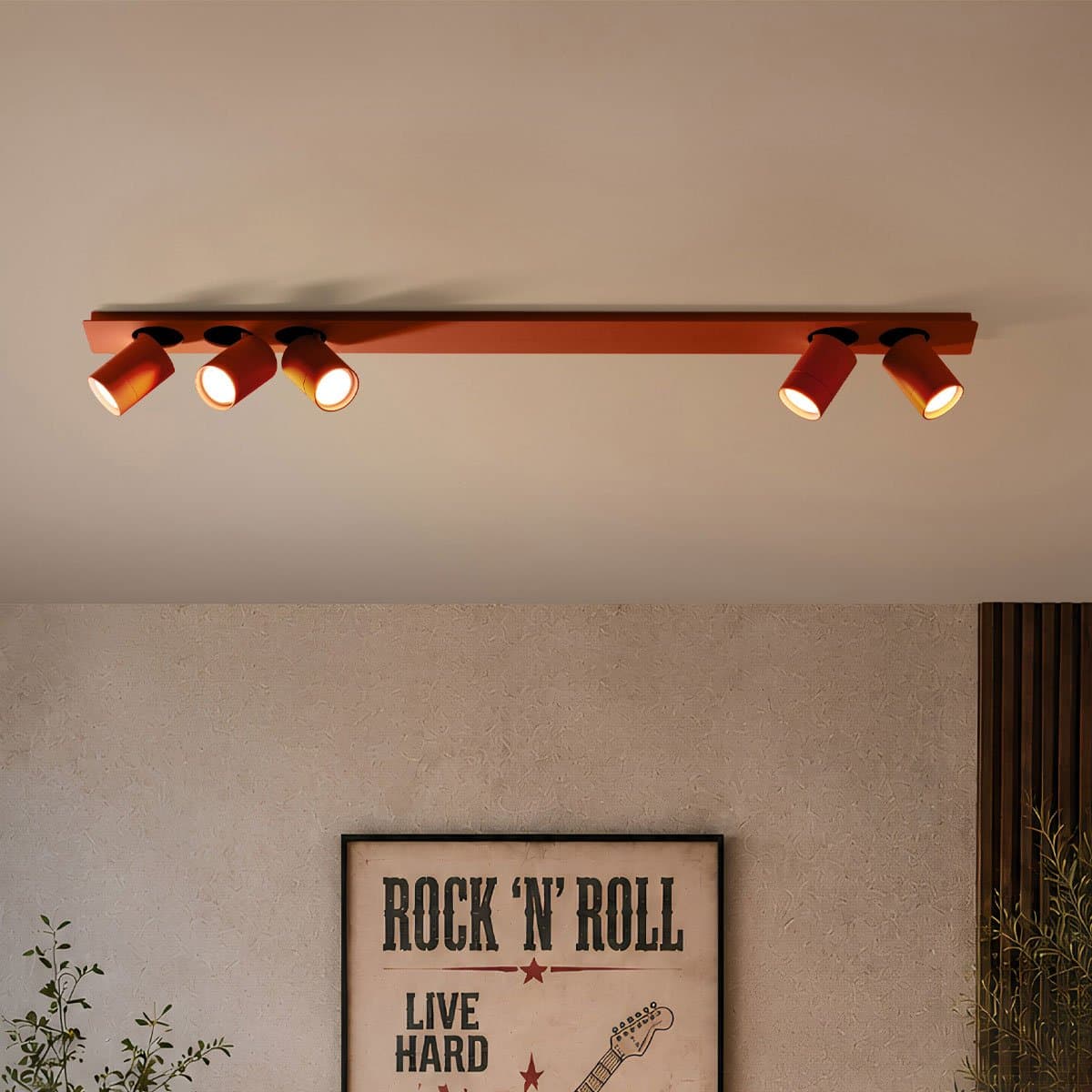 Plafoniera moderna Promoluce MYCROS P5 GU10 LED metallo orientabile - 3