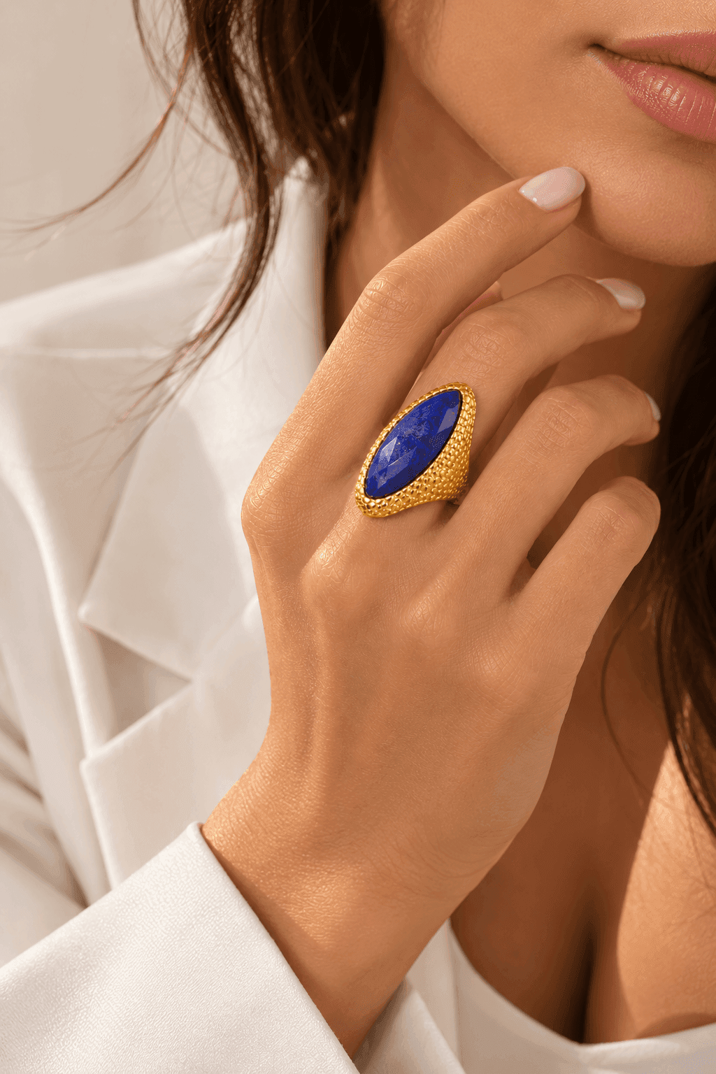 Anartxy -  Anello Spirit sigillo pietra marchesa - 2