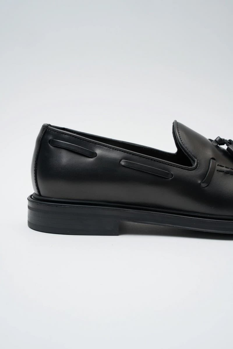 Frau mocassini uomo in pelle nero A71N2 - 4