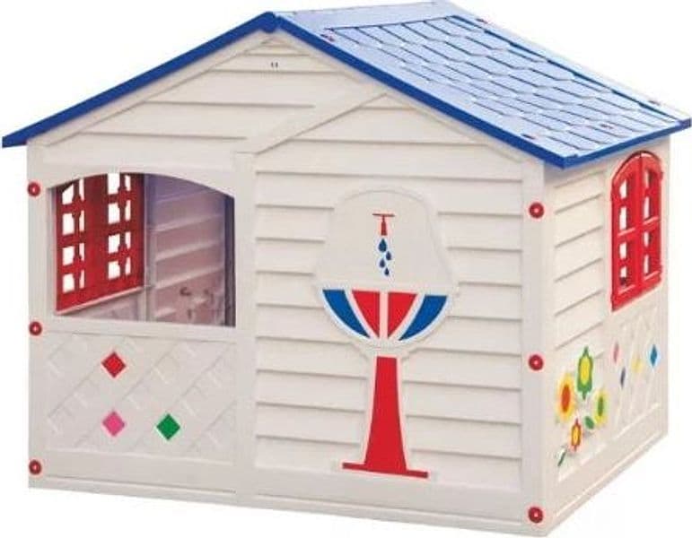 Casetta Casamia Baby House in plastica con 4 aperture - 2