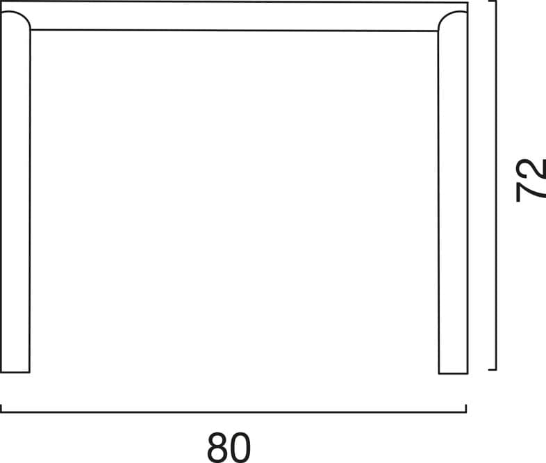 Tavolo Olè Rattan 80x80 Bianco - 3