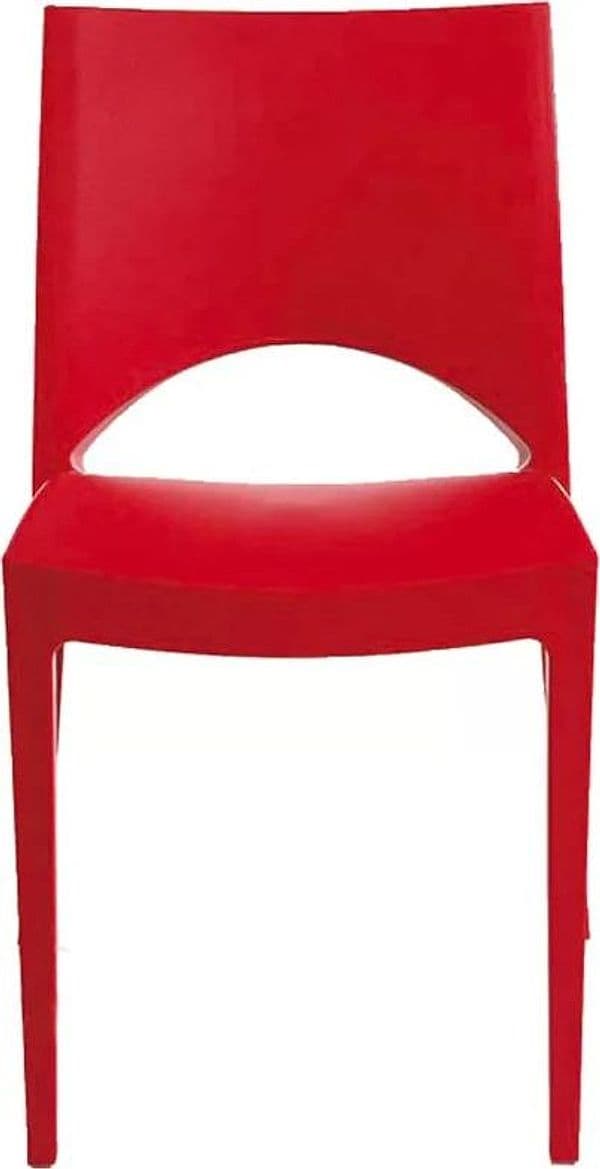 Sedia Paris Rossa in polipropilene - 2