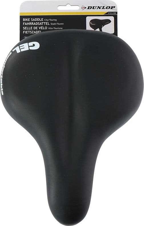 Dunlop - comfortable bicycle gel saddle - 6