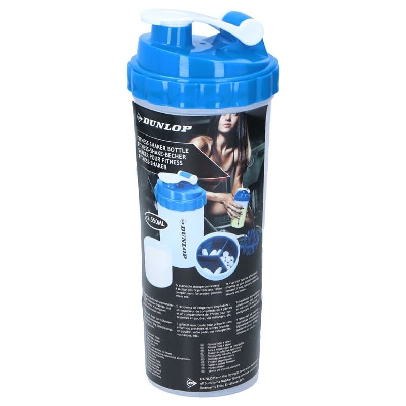 Dunlop - Sports shaker bottle with convenient closure 550 ml - 3