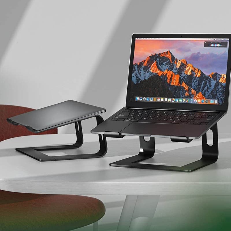 Crong AluBench – Supporto per laptop in alluminio (nero) - 8