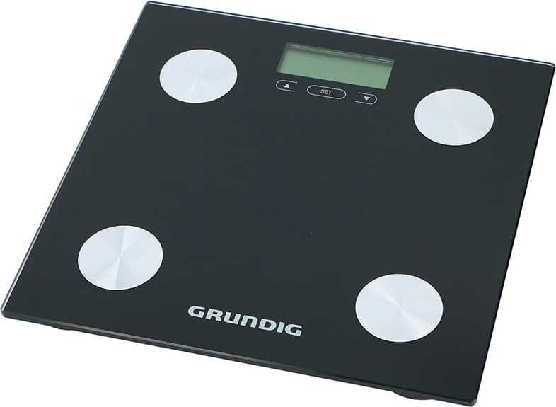 Grundig - electronic bathroom scale, body weight analysis, BMI, up to 180 kg - 5