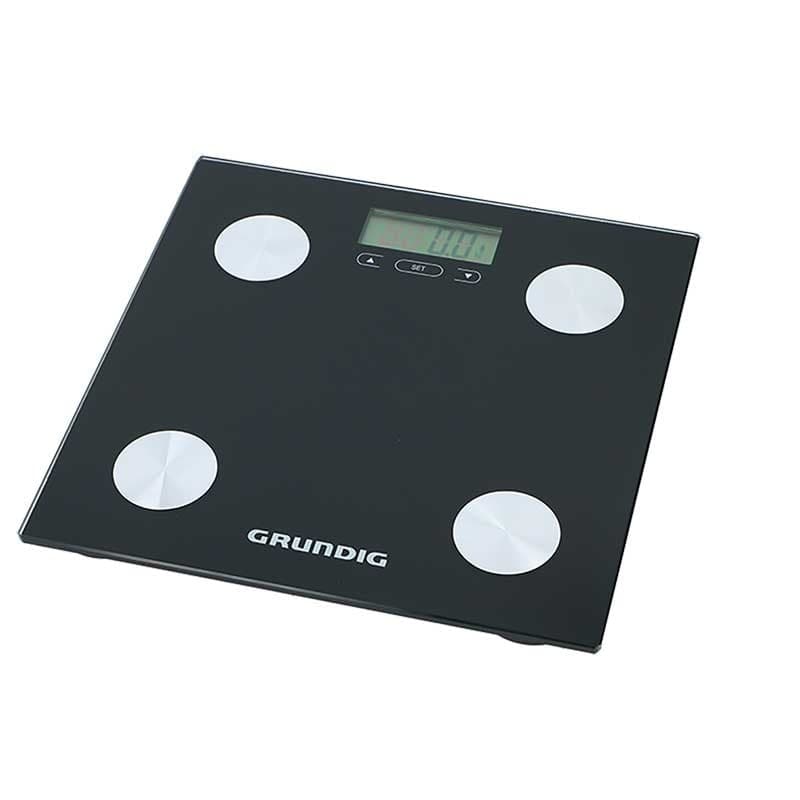 Grundig - electronic bathroom scale, body weight analysis, BMI, up to 180 kg - 8